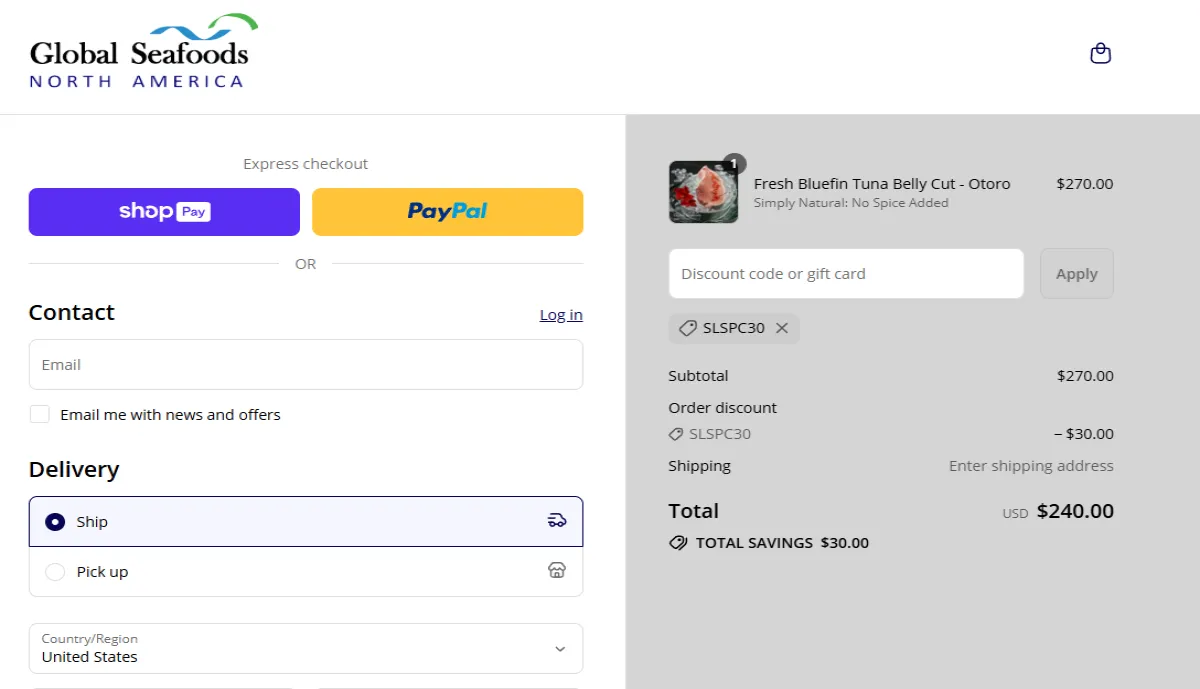 Proof screenshot for SLSPC30