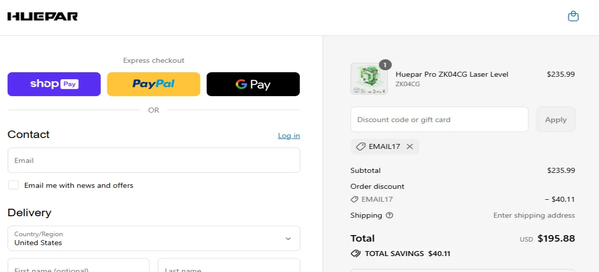 Proof screenshot for EMAIL17