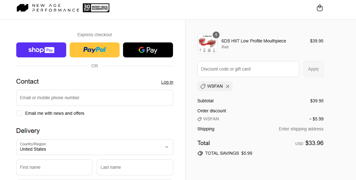 Proof screenshot for WSFAN