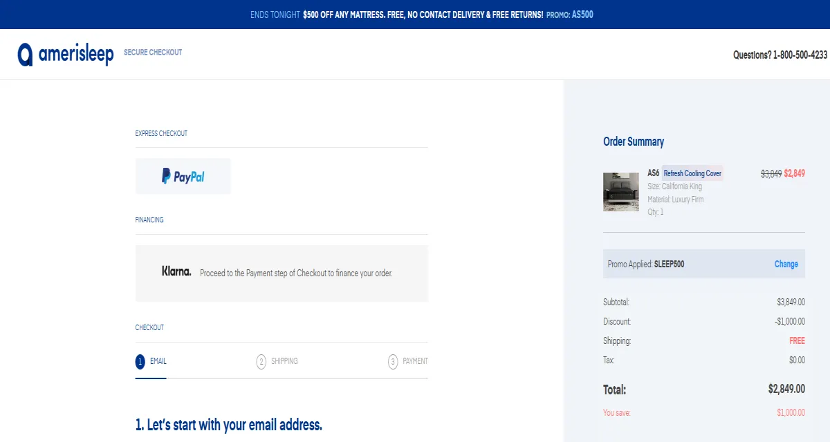 Proof screenshot for SLEEP500
