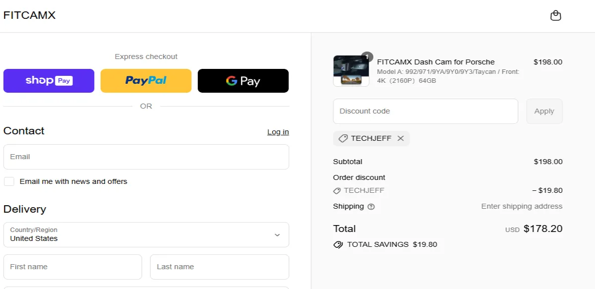Proof screenshot for TECHJEFF