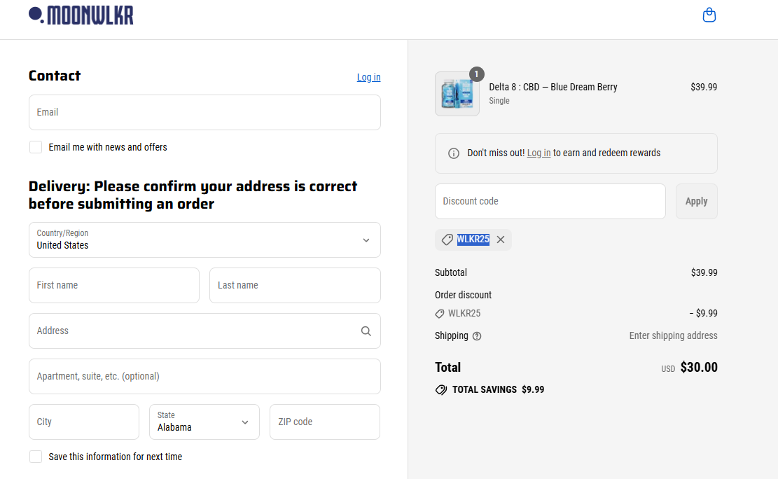 Proof screenshot for WLKR25