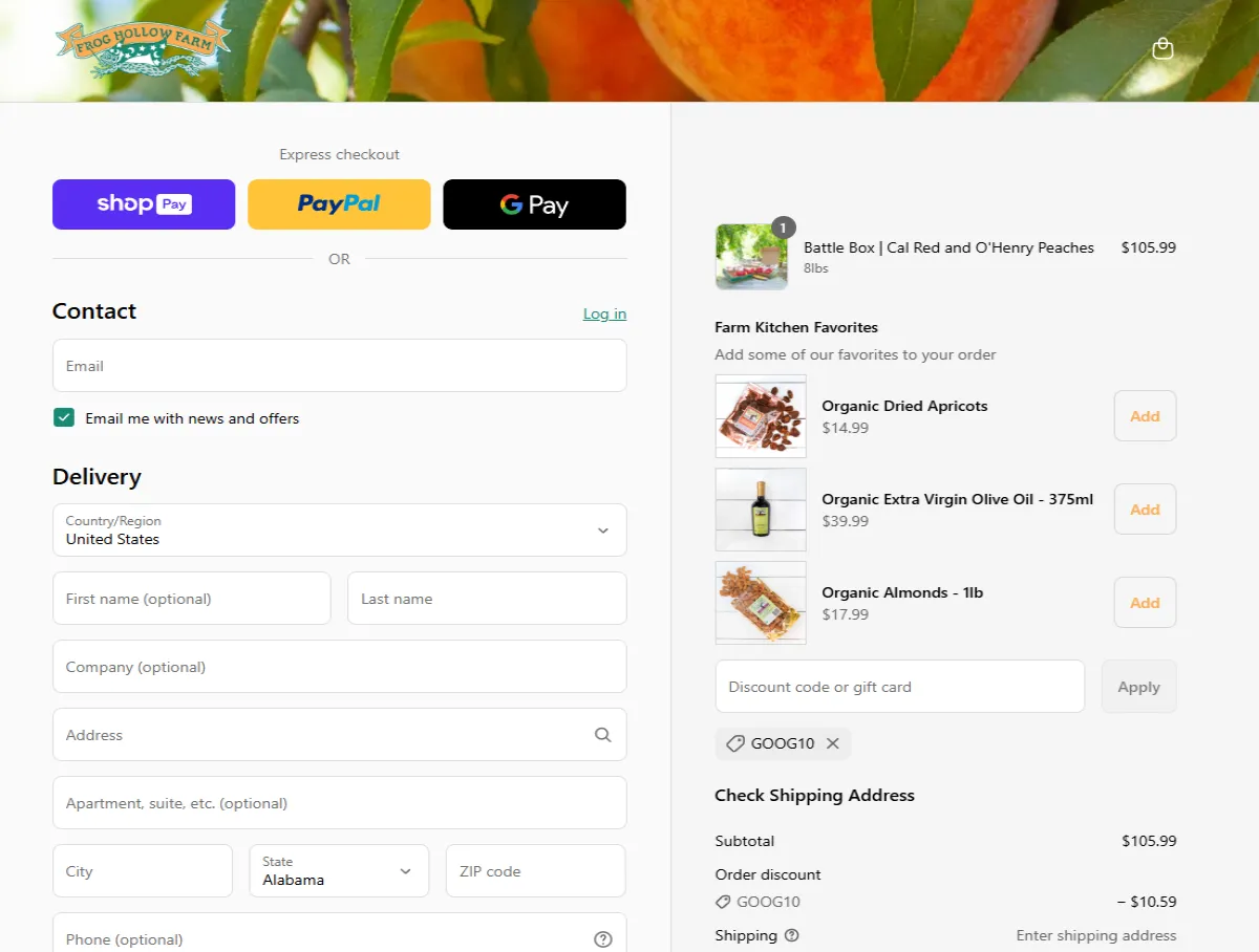 Proof screenshot for GOOG10