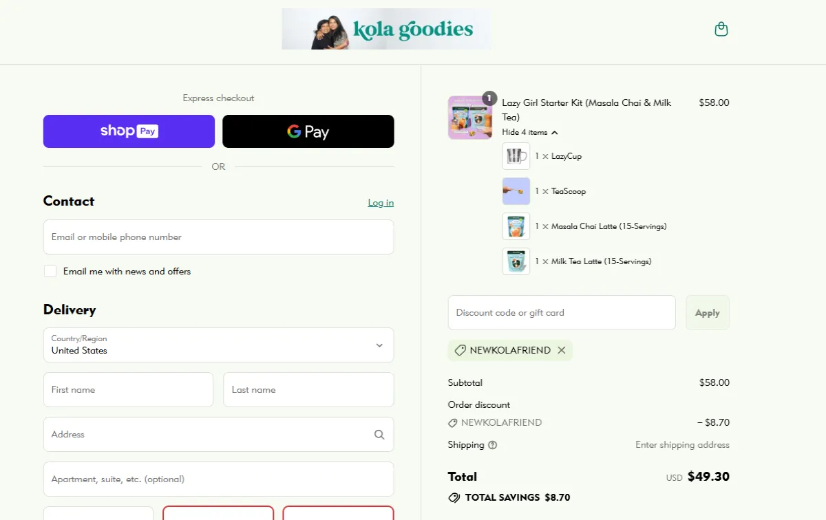 Proof screenshot for NEWKOLAFRIEND