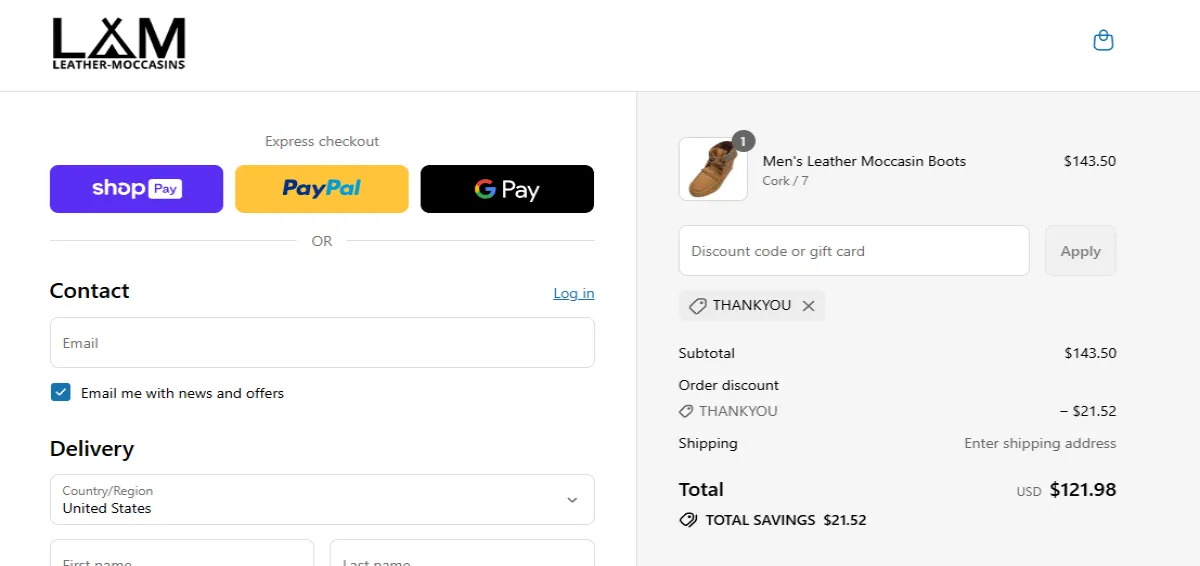 Proof screenshot for THANKYOU