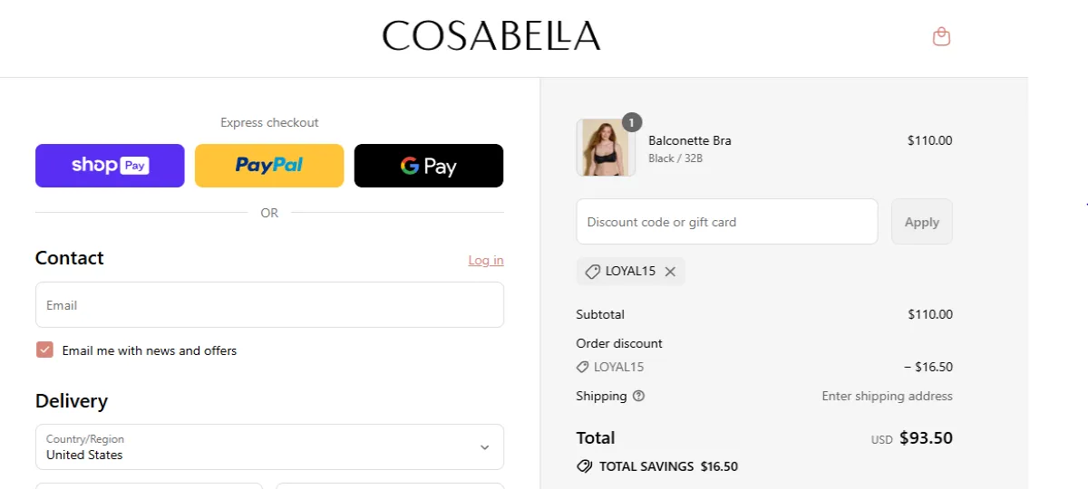 Proof screenshot for LOYAL15