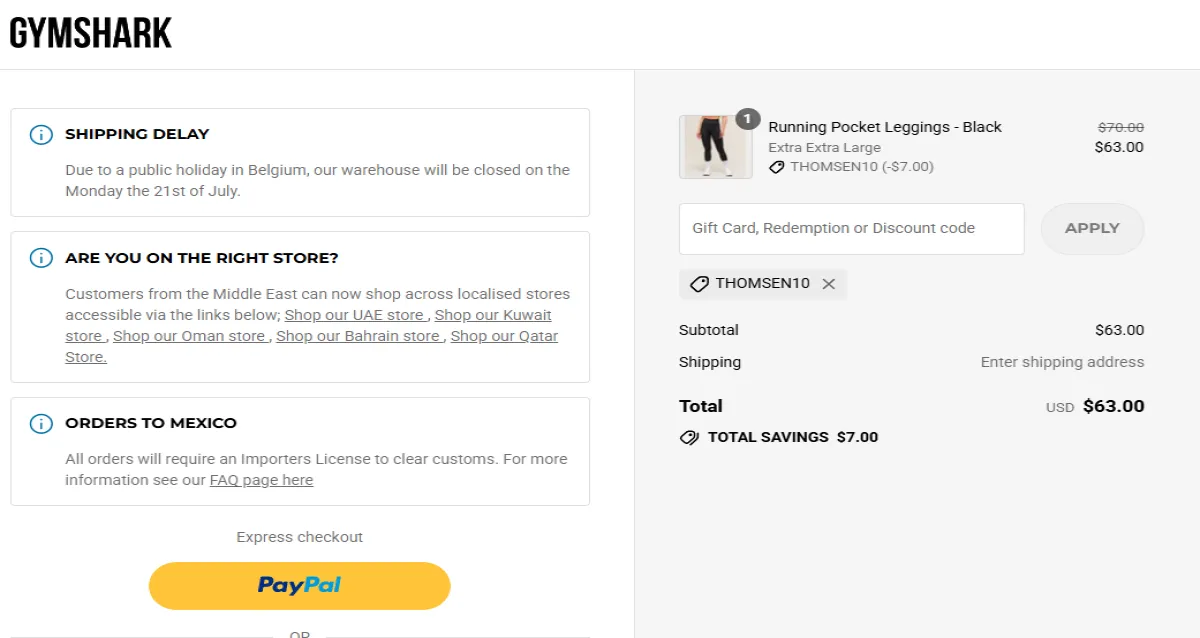 Proof screenshot for THOMSEN10