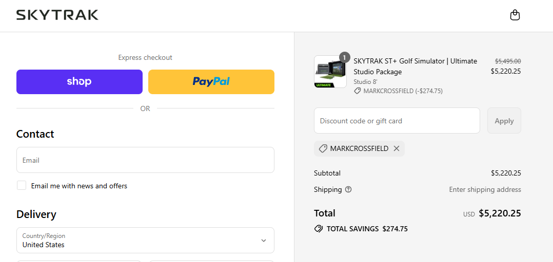 Proof screenshot for MARKCROSSFIELD