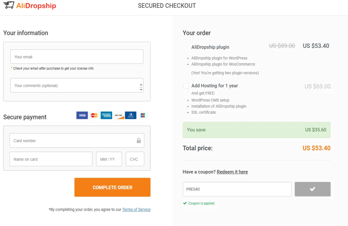 Proof screenshot for PRES40