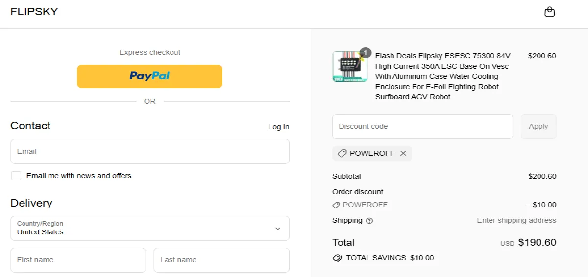 Proof screenshot for poweroff