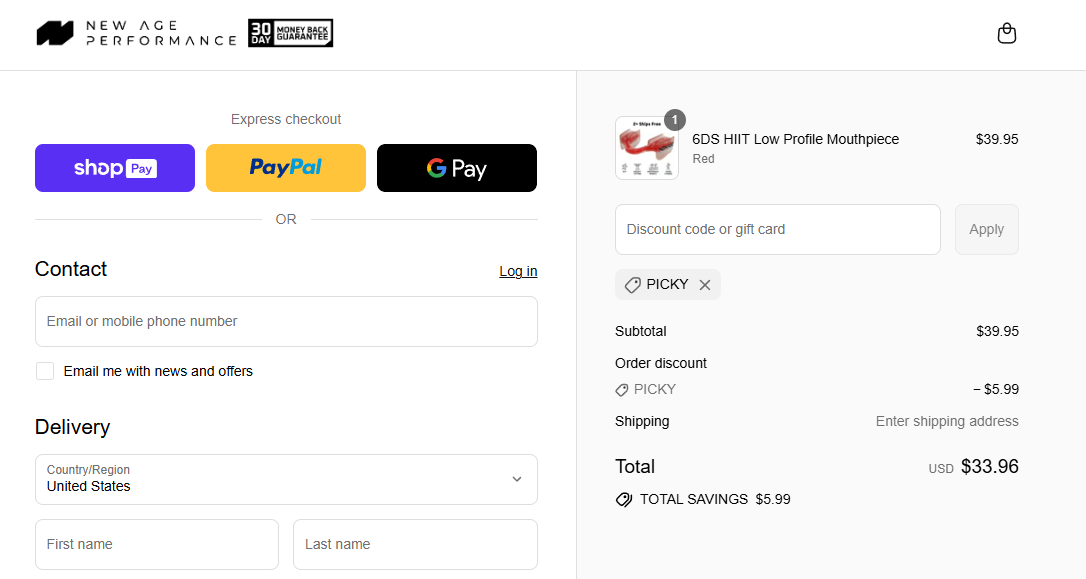 Proof screenshot for PICKY