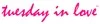 Tuesday in Love logo